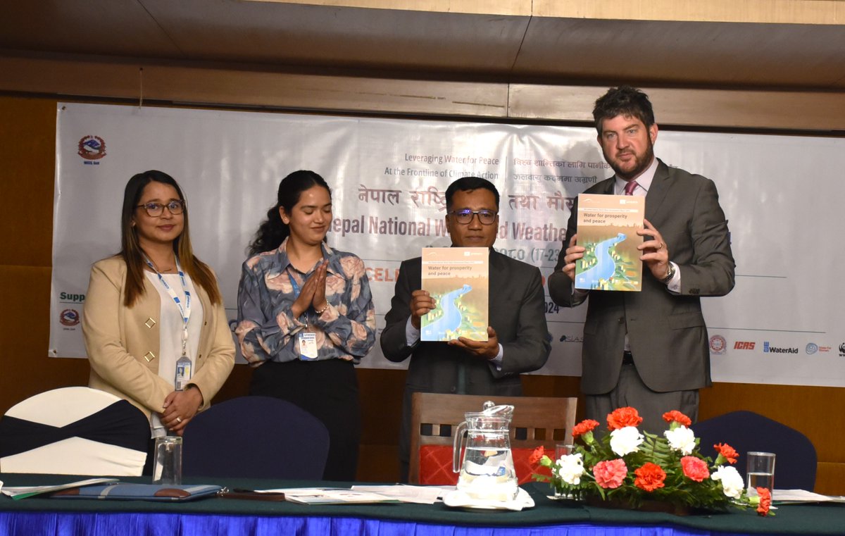 We all need to work for peace through the various opportunities water provides us to move from potential conflicts to cooperation potential.
What an opportunity, ‘#WorldWaterDay’, to launch #UN World Water Report &amp; speak about #Nepal’s efforts for water #peace agenda.