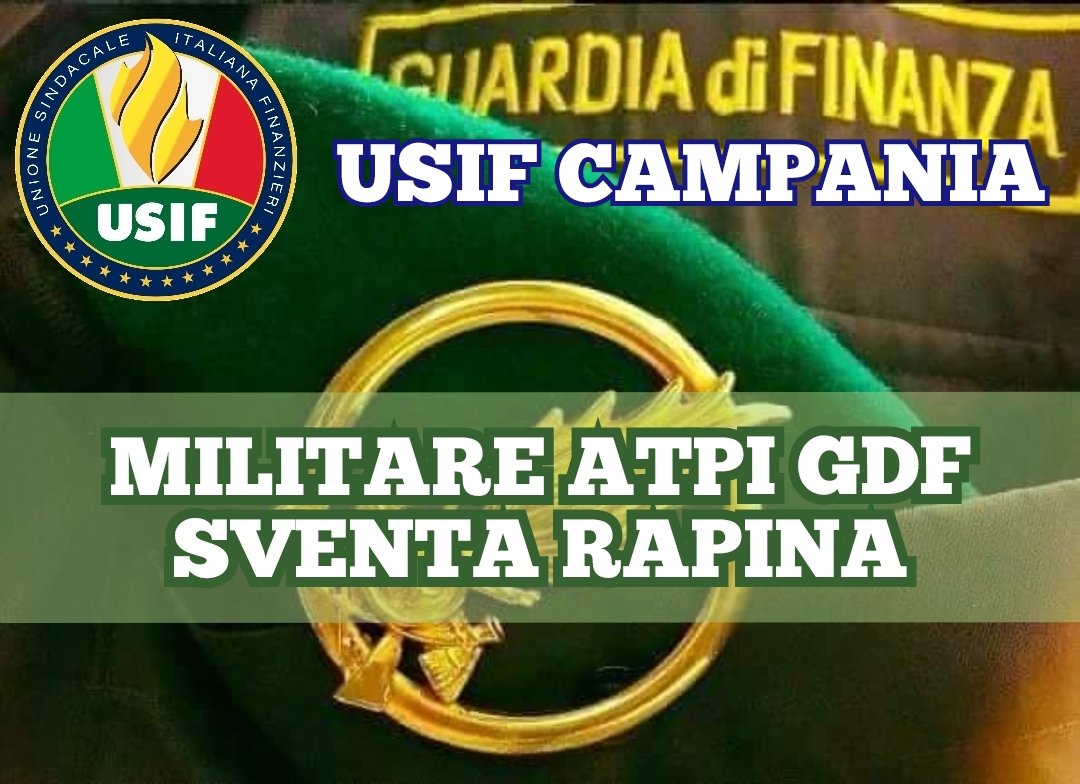 #FINANZIERE FUORI SERVIZIO
SVENTA RAPINA

Il militare ha disarmato l'uomo che aveva puntato la pistola contro la cassiera di un supermercato di #Afragola.
Ciò dimostra ancora una volta l'importanza di più operatori delle #forzedellordine sui territori.
Più uomini più sicurezza.