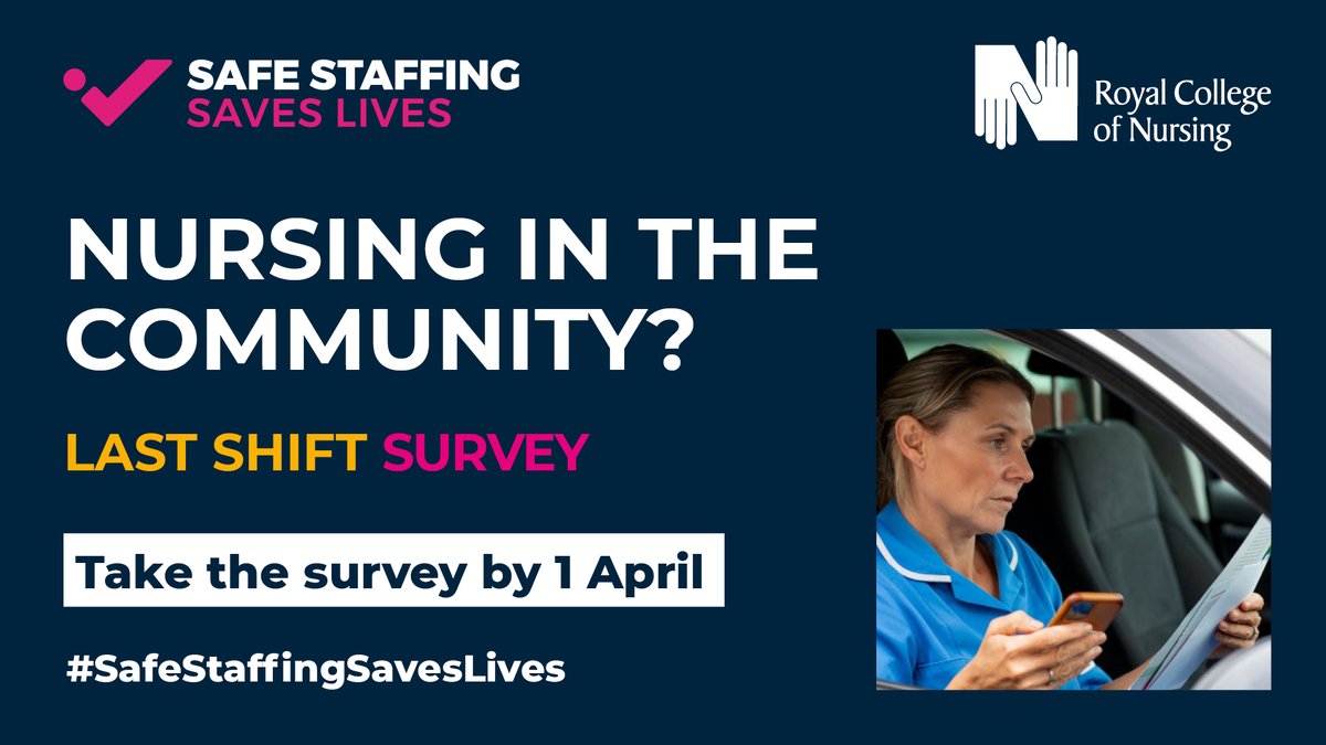 Are you a district nurse or do you deliver patient care in the community? We want to know how staffing levels impact your work and the time you’re able to spend with patients. Complete our survey today: bit.ly/48GNFXM