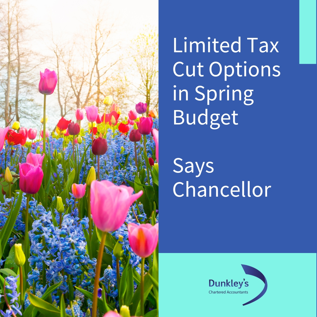 Chancellor Jeremy Hunt has said there will be 'Limited tax cut options in budget.'
In light of these developments, we urge you to stay informed and proactive about your tax liabilities. Reach out to us for expert advice.
#springbudget #taxcuts #accountants