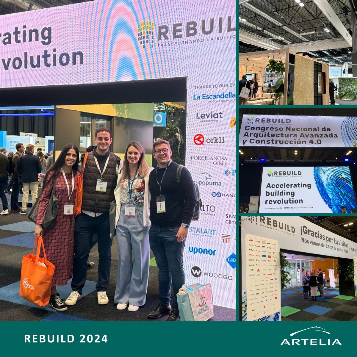[#EVENTO📢] Esta semana, desde Artelia Spain &amp; Portugal, hemos participado activamente en la séptima edición de REBUILD, llevada a cabo en IFEMA MADRID.