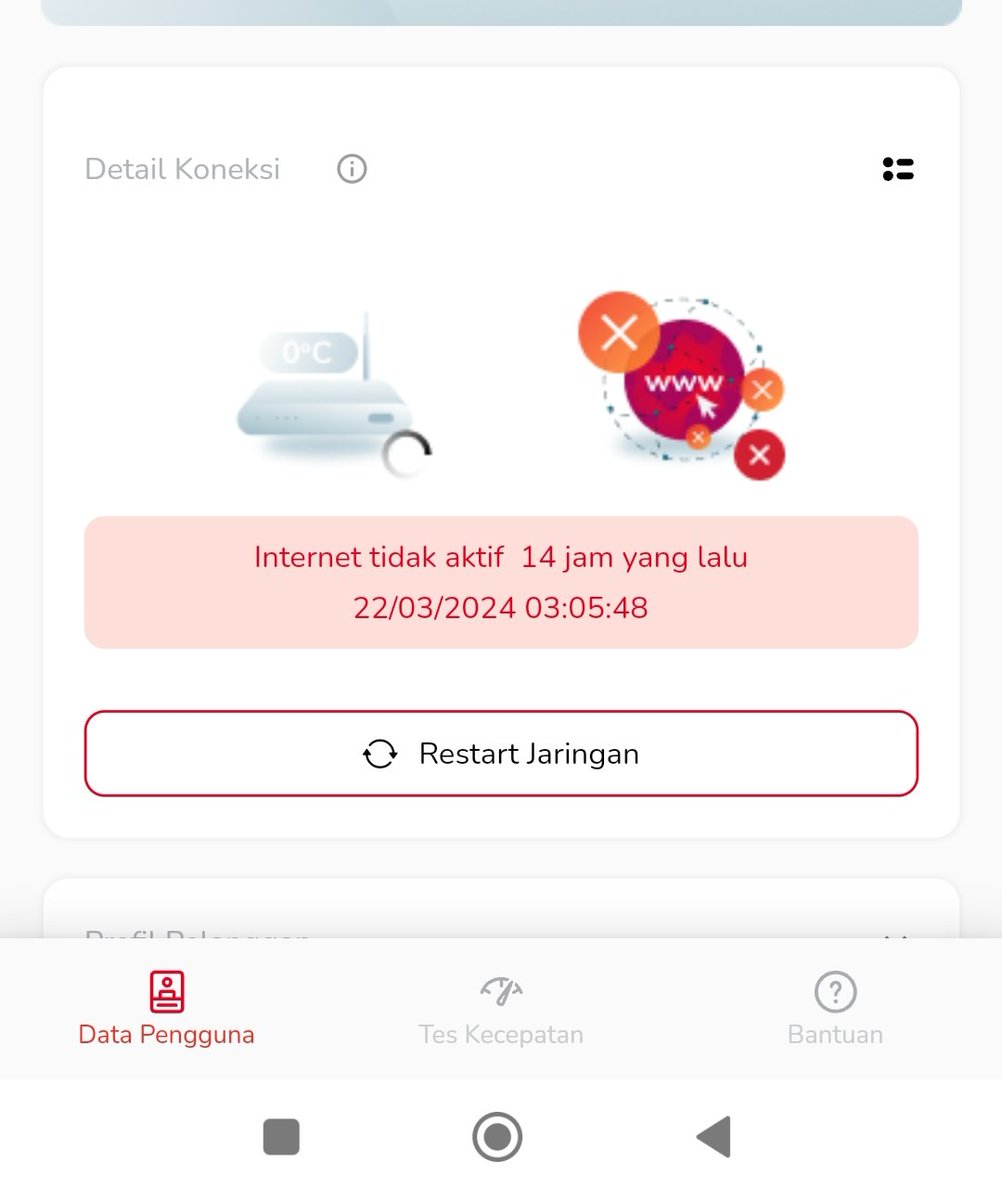 Hallo <a href="/IndiHomeCare/">IndiHomeCare</a> , sudah 14 jam loh ini.