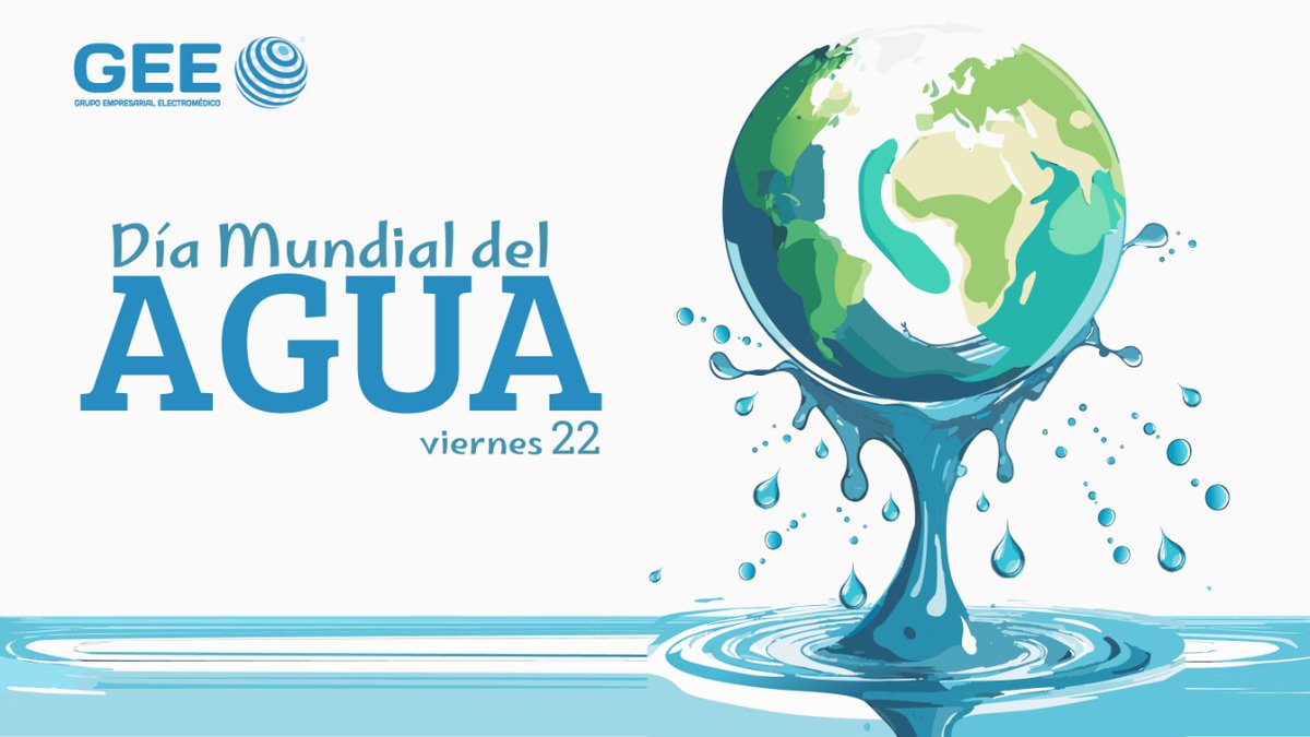 GEElectromedico's tweet photo. El agua es un recurso vital para la vida en el planeta, por eso hoy en el #DíaMundialdelAgua tenemos que renovar nuestro esfuerzo por preservar y proteger este recurso esencial para un futuro próspero y sostenible. #geexperience #FRD https://t.co/XrafxBrO1K