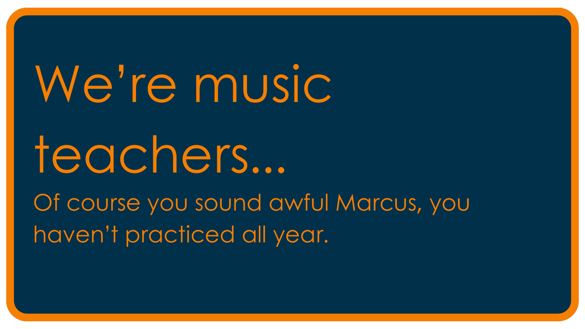 Funny thing is...we're not actually music teachers. But we understand...alongside all the loveliness there's a lot of, well, that ⬇️ But chin up, it's not all bad! Just keep that clarinet away from Simon xx #pBoneMusic #MusicTeachers #WeAreMusicTeachers