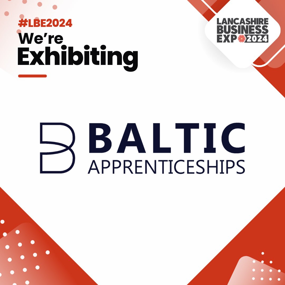 Today we will be exhibiting at the Lancashire Business Expo 2024 hosted by @shoutnetwork 🙌🎉 📍 Sir Tom Finney Sports Centre, University of Central Lancashire ⏰ 9 am - 3 pm Our team are ready to meet some brilliant businesses and discuss all things apprenticeships 🌟