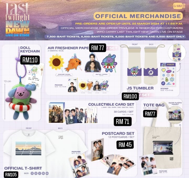 OPEN PERSONAL ORDER 

Bangkok = 27 March - 31- March 

fahmiazizi96 GO will in Last Twilight Concert 

NO NEED 2nd payment  

Any Query DM  me 

Exclude local postage

docs.google.com/forms/d/e/1FAI…