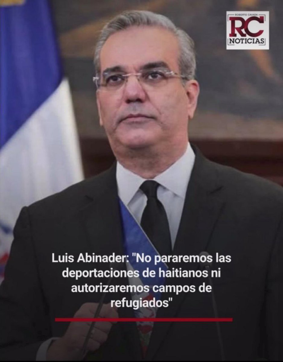 bolivarvalera's tweet photo. ¡Felicidades al presidente @luisabinader por mantener una postura firme en defensa de la soberanía de República Dominicana! Que sigan las deportaciones de ilegales y rechazar campos de refugiados muestra su compromiso con el orden y la seguridad en la región. https://t.co/2tOIHmlxPF