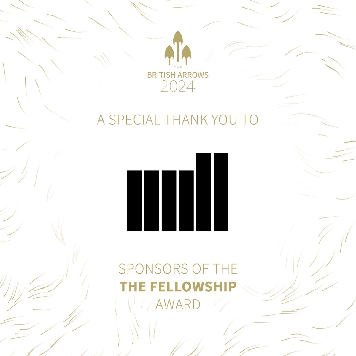A special thank you to The Mill Sponsors of The Fellowship Award #BA23 #BA23 #BritishArrows #advertising #award #celebration