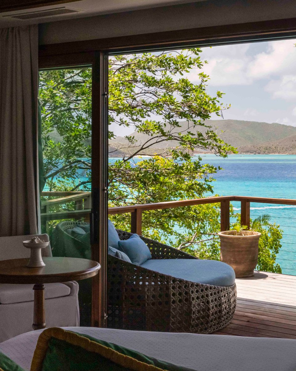 Waking up to views like these... simply bliss ✨ The Great House on Necker Island, British Virgin Islands. #VirginLimitedEdition #ParadiseFound