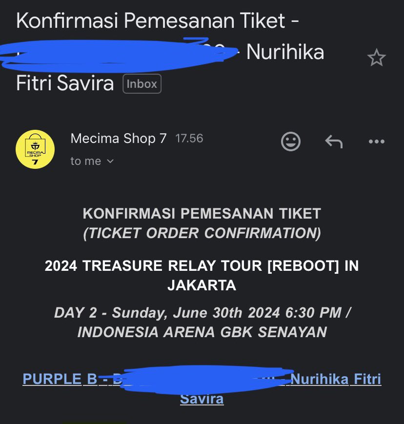 softyoshiya_'s tweet photo. astagfirullah haladzim @mecimapro tolong dong saya jelas” ordernya VIP BLUE B LOH KENAPA DIKASIH EMAIL PURPLE B 
astagfirullah gatau lagi tolong dong ini dibenerin😭 https://t.co/sJHt51Sk9q