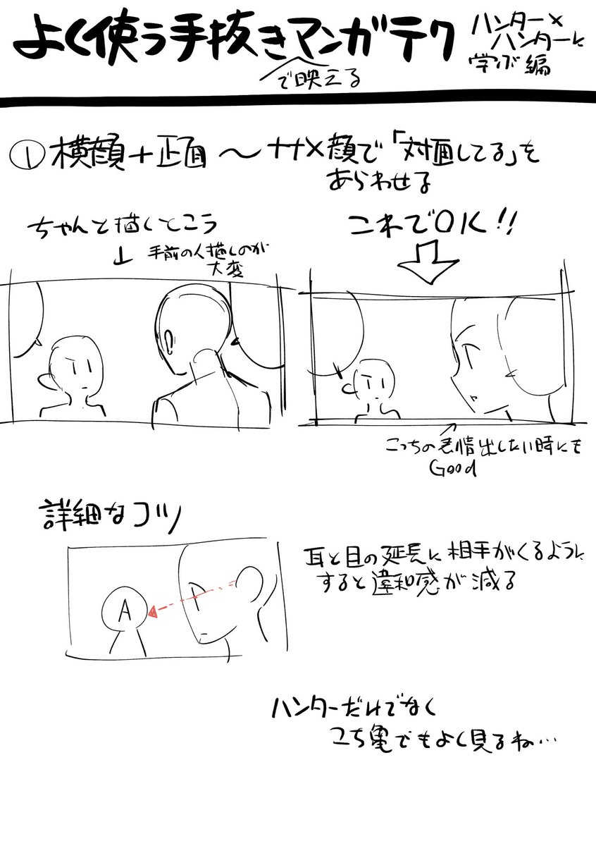 ついでに身内に公開してた漫画TIPSもそろそろ恥ずかしく無くなったのであげるね 