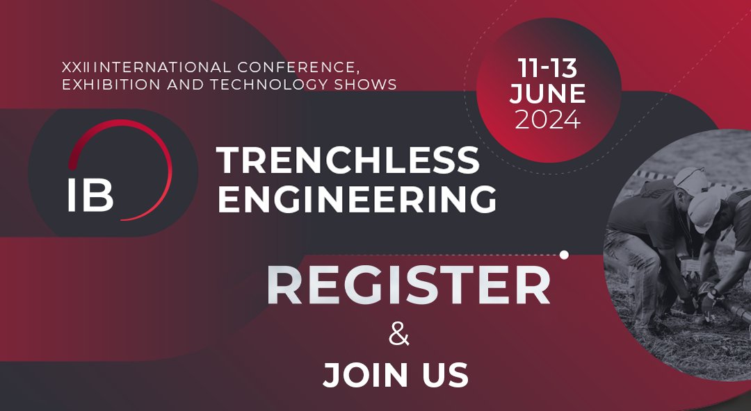 draintrader's tweet photo. We invite You to XXII Conference, Exhibition and Trenchless Technology Show - #IB2024 which be held on June 11-13, 2024 in Tomaszowice near Kraków, Poland! We are proud to be its Media Patron!

More information: https://t.co/2QbMKNtVmm https://t.co/nrBtvsGENp