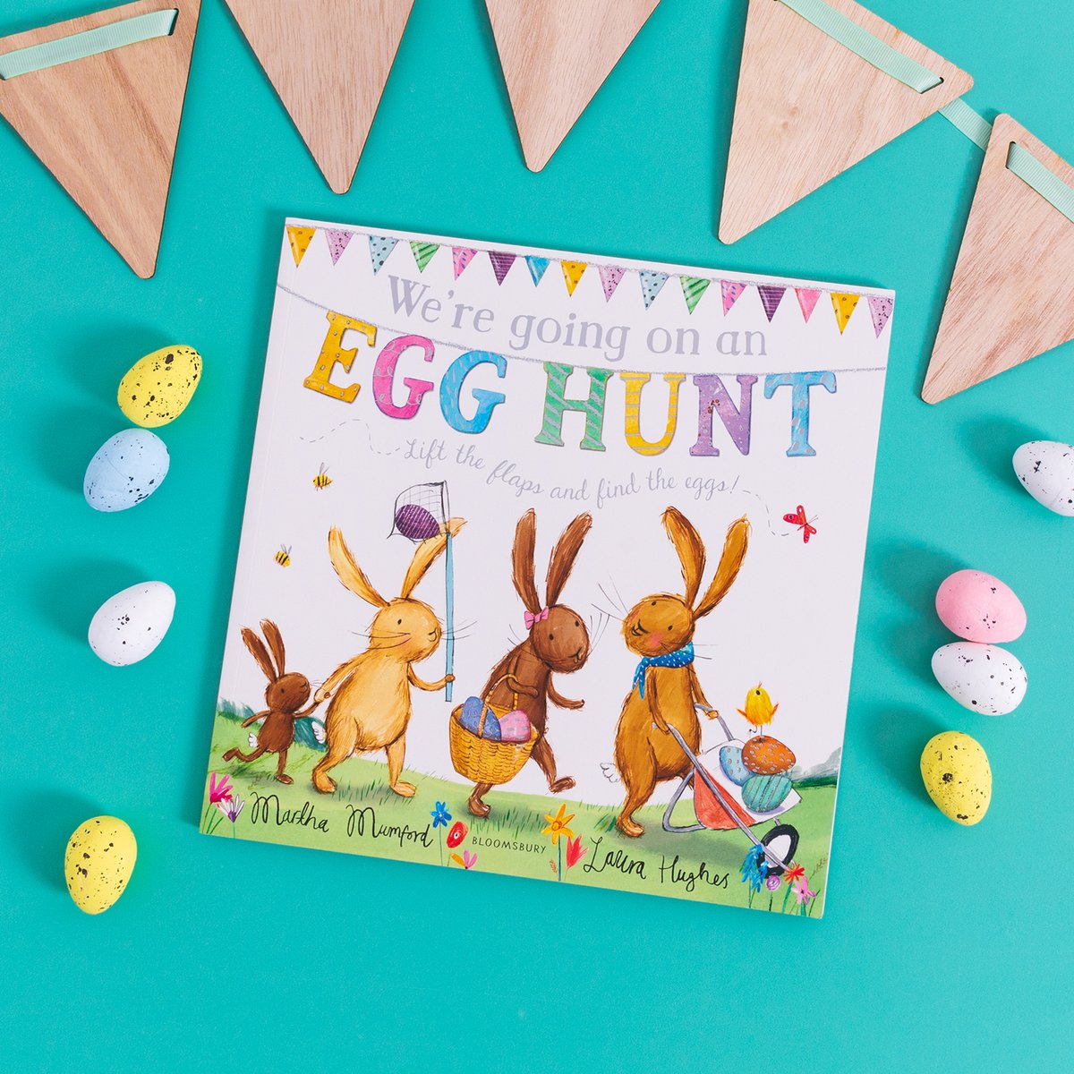 Join the Easter Bunnies as they set off on an exciting lift-the-flap Easter egg hunt. The Bunny Adventures series is the perfect gift for young children this Easter. Order here: bit.ly/48VdELa