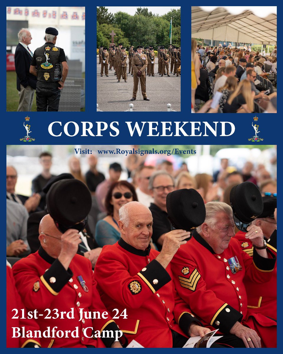 Are you coming to our Corps Weekend 2024? With all the usual attractions, it’s going to be better than ever. To book your place or find out more info, click this link: royalsignals.org/royal-signals/…