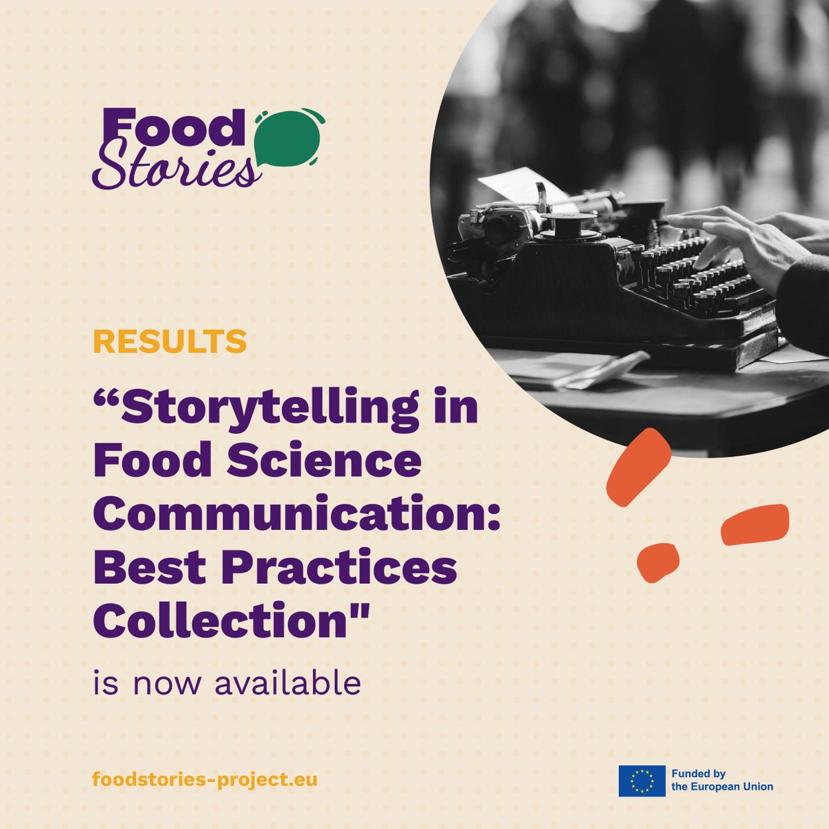 The 'Storytelling in Food Science Communication: Best Practices Collection' is out! 📚 Explore 26 best practices on how storytelling enhances science communication. Perfect for scholars, students, and anyone wanting to improve their narrative skills. #ErasmusPlus #FoodStoriesEU