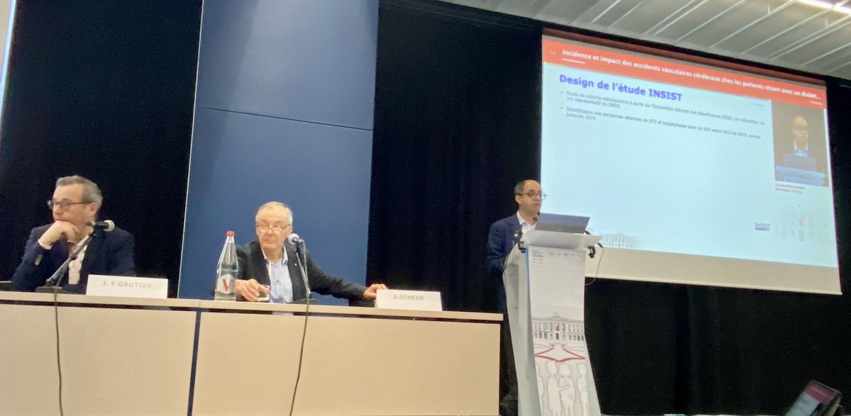 Belle session sur les conséquences des AVC chez les diabétiques #DT2 en France : #etude INSIST, par <a href="/KamelMohammedi/">Kamel Mohammedi</a>, lauréat FFRD 2019
<a href="/CHUBordeaux/">CHU de Bordeaux</a> <a href="/Inserm/">Inserm</a> <a href="/CNRS/">CNRS 🌍</a> <a href="/APHP/">Assistance Publique – Hôpitaux de Paris (AP-HP)</a> <a href="/CHUnantes/">CHU de Nantes</a> <a href="/CHULiege/">CHU de Liège</a>