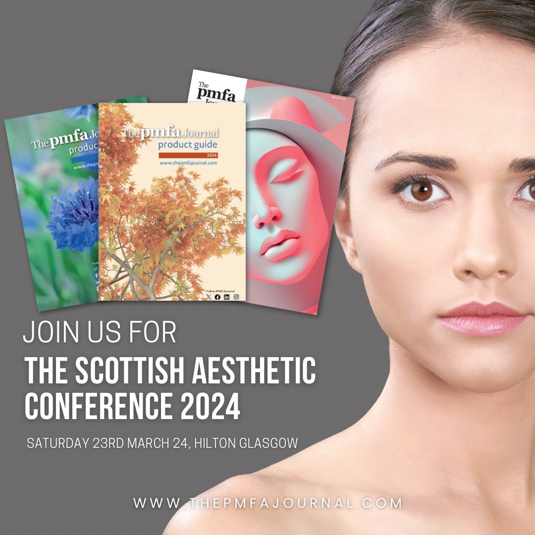 The PMFA girls can't wait to head over to the Scottish Aesthetics Conference tomorrow for a day filled with fantastic education and networking, all chaired by our good friend Dr Nestor. We'll be distributing copies of our Feb/Mar issue along with our annual Product Guide.