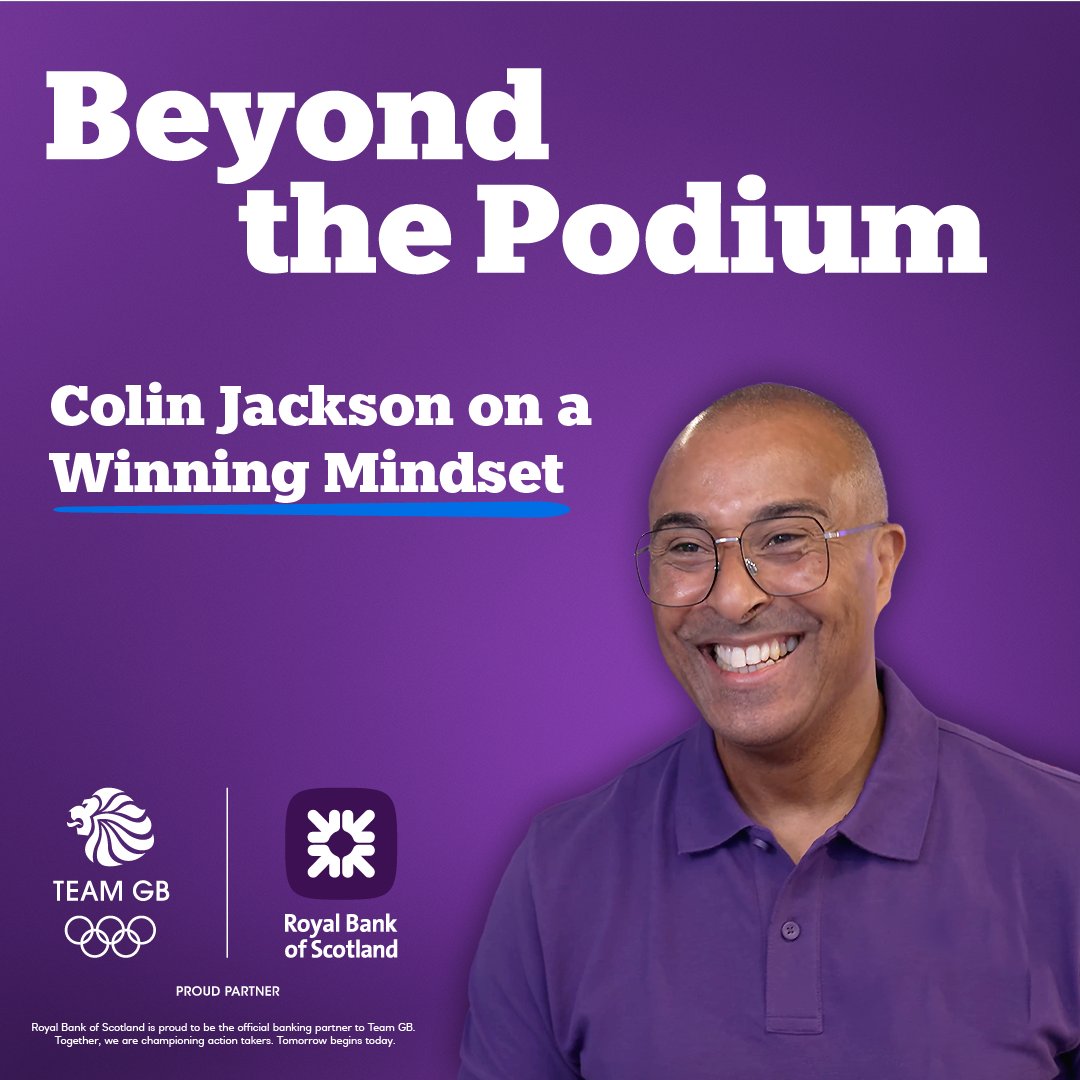 As part of our Beyond the Podium series, we spoke to Team GB hurdles hero Colin Jackson. He told us what he believes makes for a winning mindset. rbs.co.uk/business/insig…