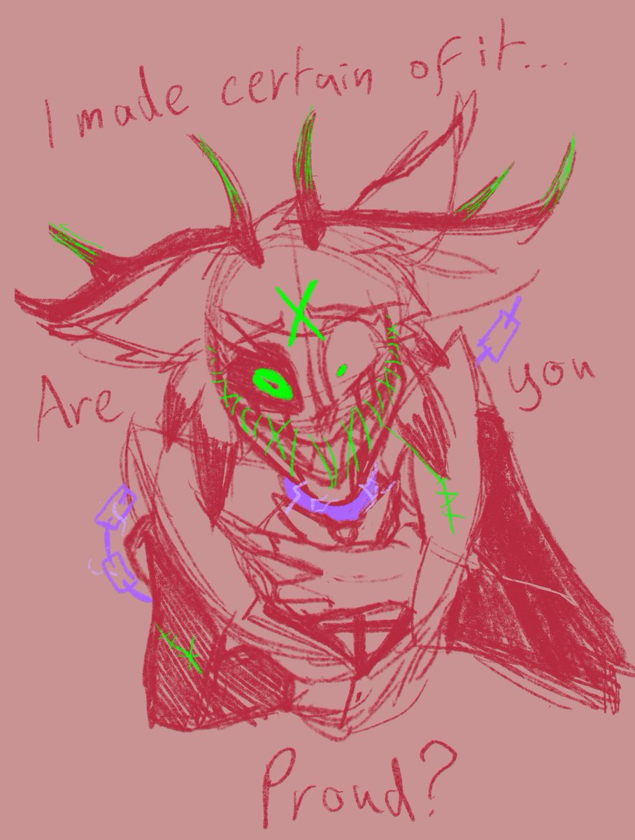 “Visitation” I felt like doing some Alastor Angst to help with art block… not sold on my design for his mom, but it’s getting there. #HazbinHotelAlastor #HazbinHotelFanart #HazbinHotel #AlastorFanart #alastorhazbinhotel #Alastor