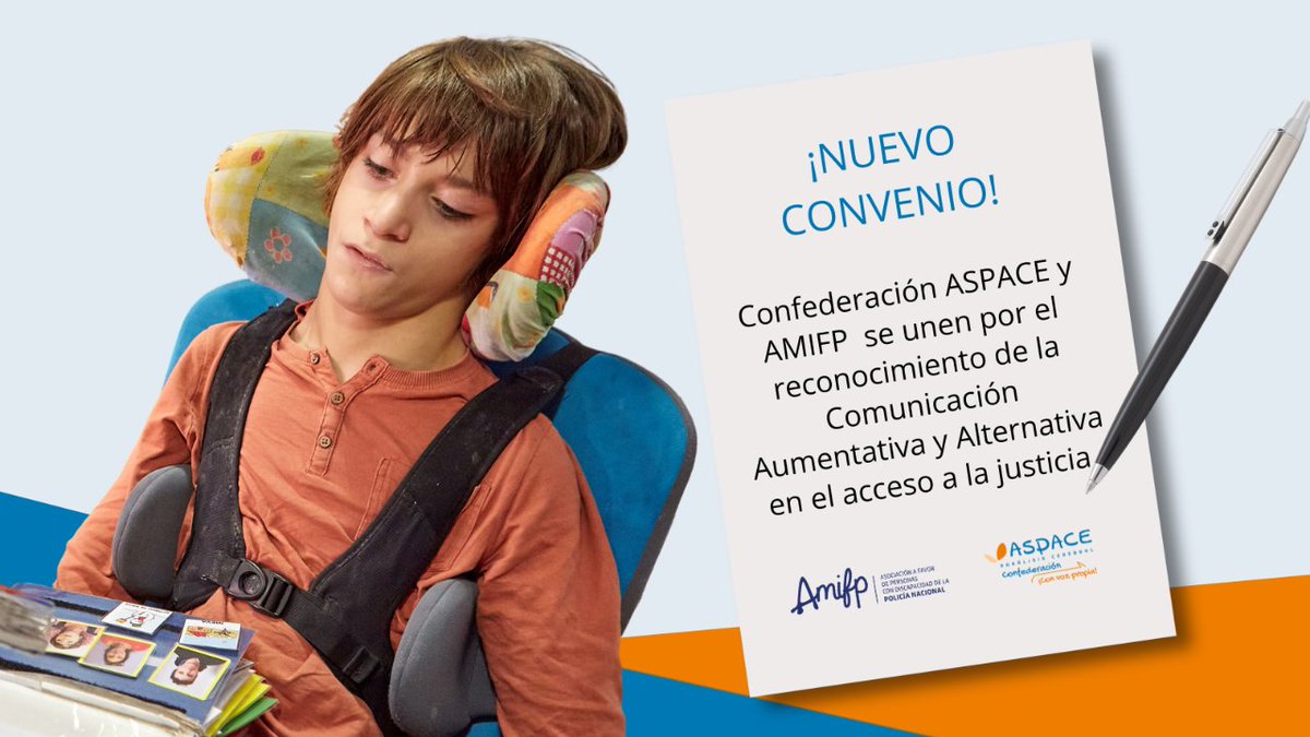 ConfeAspace's tweet image. Nos unimos a la #AMIFP para reivindicar el reconocimiento de la Comunicación Aumentativa y Alternativa (CAA) 🗣️ en el acceso a la #justicia ⚖️. Desarrollaremos #formaciones 👩🏫 enfocadas en personas con #parálisiscerebral y en personas que usan #CAA
i.mtr.cool/vflyoodjtz