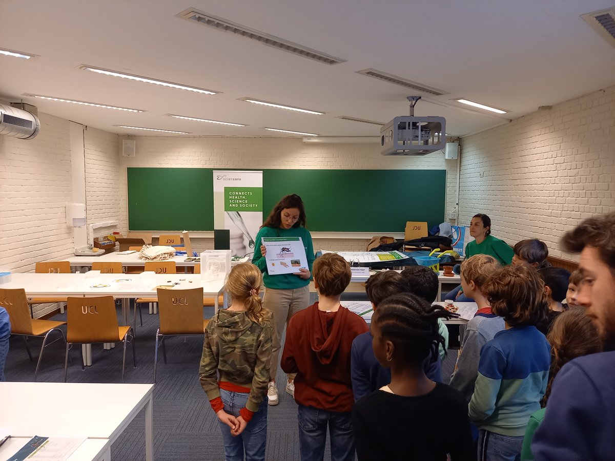 Today we are explaing everything about the #tigermosquito during #PrintempsdesSciences with <a href="/sciensano/">Sciensano</a>  and <a href="/ITMantwerp/">Institute of Tropical Medicine Antwerp</a>