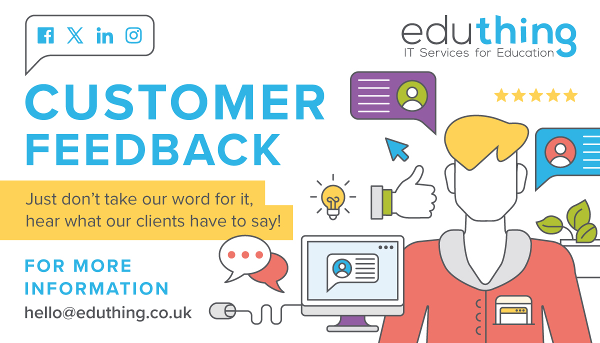 “Ryan is always quick to respond and to resolve.” Ryan Matthews, Secondary, Farnham - Surrey “Josh is brilliant. He's been very patient with this old dinosaur trying to work remotely! Many thanks to you all.” Josh Poulton-Gee, Primary, Byfleet-Surrey