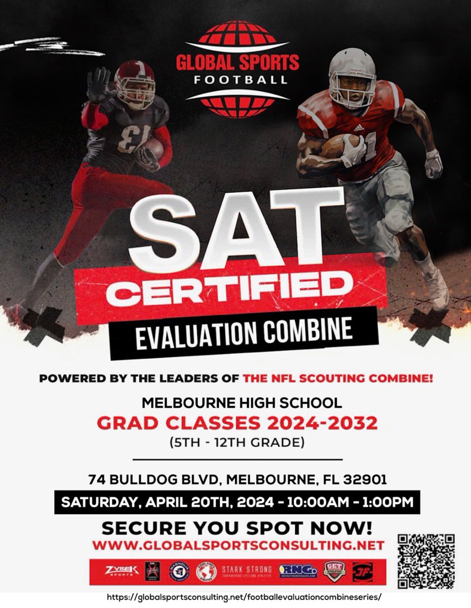 VersusCombines's tweet photo. Hey Guys! 

2024-2032 (5th-12th Grade)

Join us along with local and regional colleges for our first 4 events of the year. Selected participants from each event will be invited to our regional events in July that will lead to our 1st Annual Gauntlet All-American Game and Combine at AT&T Stadium in Dallas. 

Click the link in our BIO for more info.