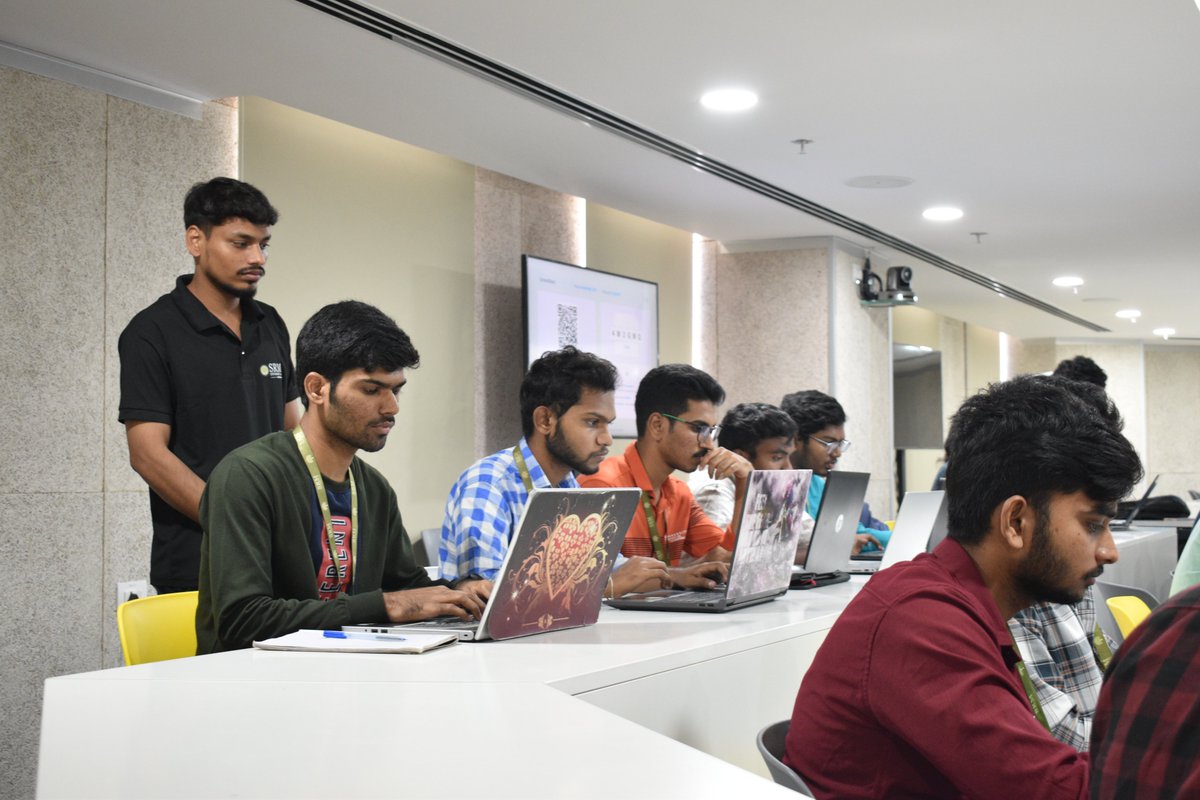 SRMUAP's tweet photo. #CodeCrusade: 30 coders faced off in a thrilling tech battle, showcasing their skills in Bug Hunt 🐞, Memorize & Code-the intense Coding Challenge. Congrats to our champs 🥇 K Nanda Kiran & 🥈 Kattera Palli Subbareddy! #TechHeroes #CodingChallenge #infinitus2024 #srmap https://t.co/owSX20mHGO