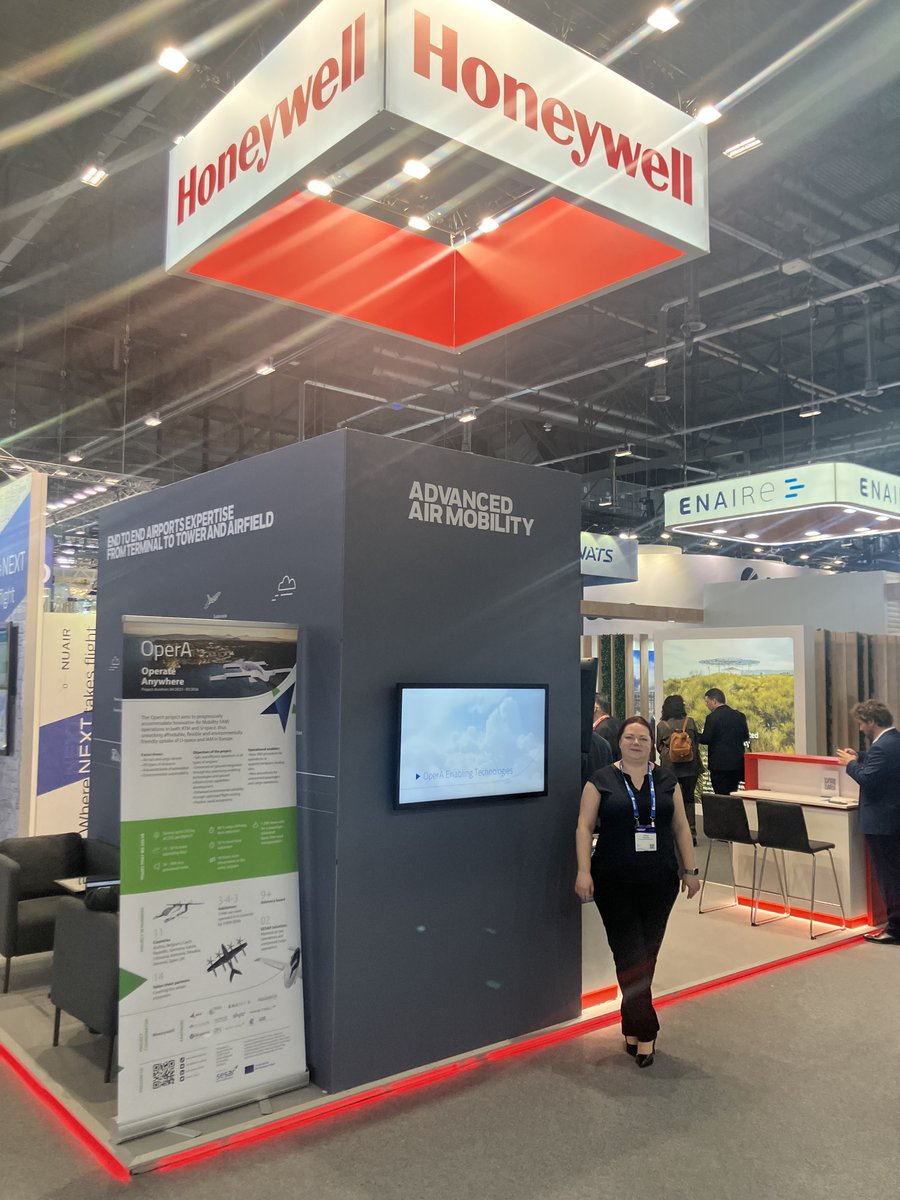 OperA_Sesar3's tweet image. OperA project is participating in the #sesarwalkingtours Airspace World 2024.

Join us today at 14:00 in the U-Space sector, where Jolana Dvorska from Honeywell will be presenting OperA project! 🎶✈️ Don&apos;t miss this opportunity to learn about innovative airspace mobility.