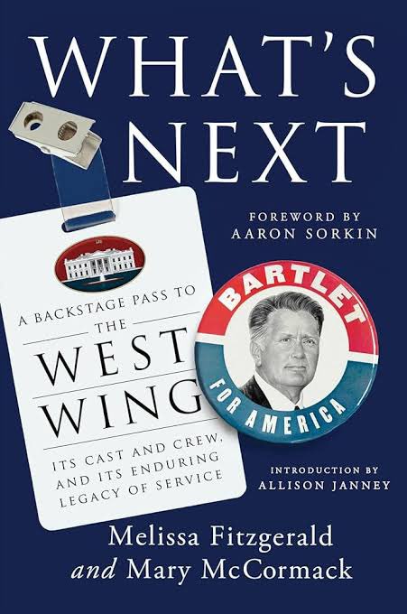 prazner's tweet photo. I’ve preordered @maffyfitz’s and @marycmccormack’s What’s Next. August can’t come quick enough!
#westwing

Nor can a new series! HINT HINT! https://t.co/y9Mw9bmbM2