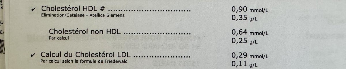 Especially for my friend ⁦@AsherElad⁩ 😎 LDL 11 mg/dL : #YesWeCan #LowLDL #ACS