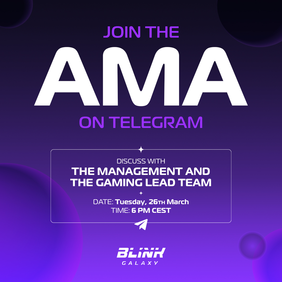 Get set for our AMA! 🚀 For the first time, our gaming leads team will be on hand to answer all your questions about your favorite games. Don't miss out on March 26th! The conversation will be held in English Join us on Telegram: t.me/galactic_quadr…