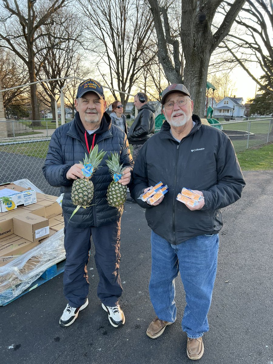 Nearly 75 years of friendship between 2 old buddies and they’re still finding ways to better themselves and their community! 

174 families picked up groceries yesterday, thanks for all who helped, we appreciate you!