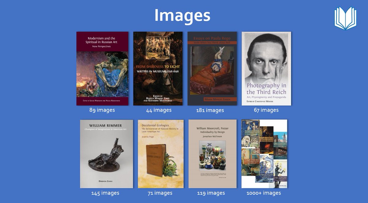 There's been a lot of talk abt #OpenAccess books in light of the REF, some of it showing that myths about OA books are still prevalent &amp; understood as absolute fact.

E.g. I saw a comment that #OA is impossible for art history books, because you can't get the image rights. 1/