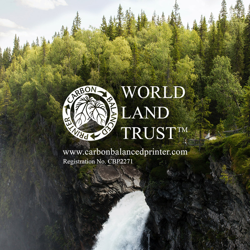 Sustainability is at the heart of our business and we’re proud to be a Carbon Balanced printing company. When choosing us for your print, you are supporting the @worldlandtrust to save critically threatened habitats across the world. ⁠ Find out more - ashleyhouse.co.uk/eco-friendly-p…