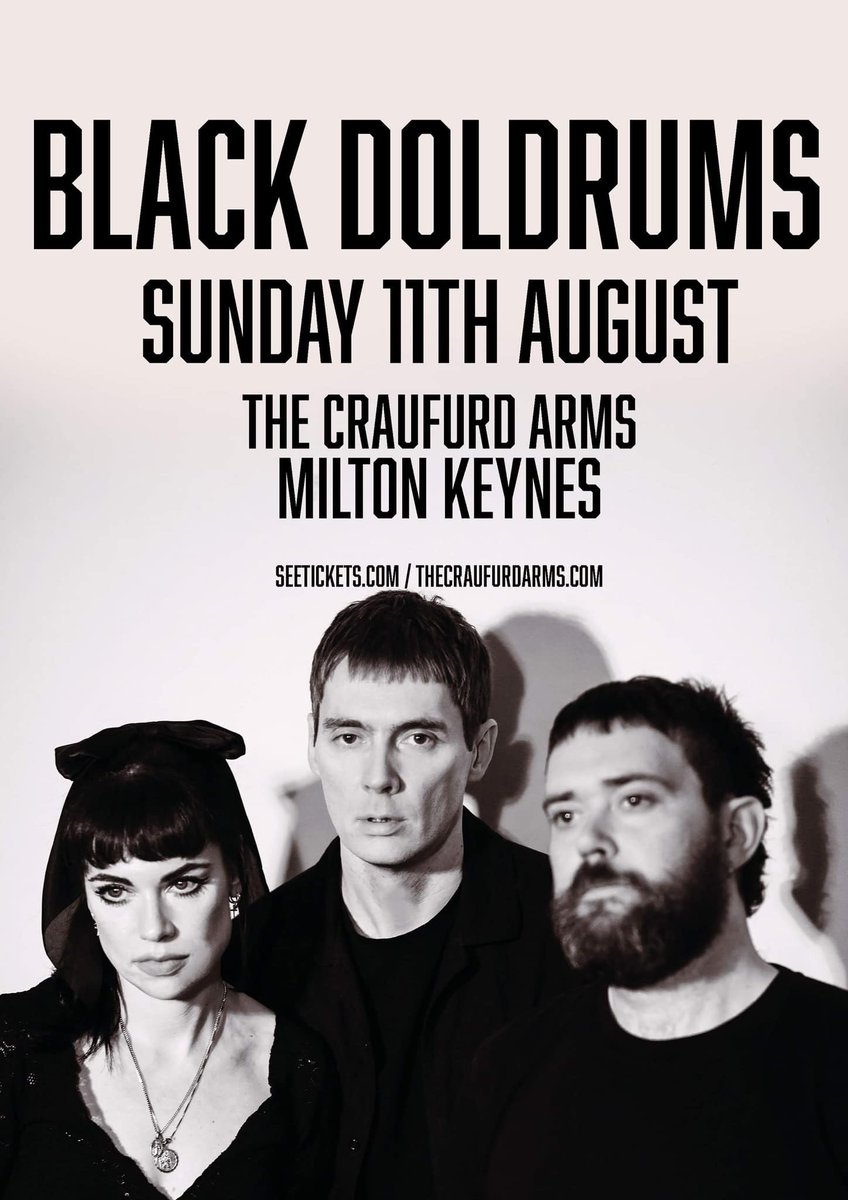 Upcoming show with @BlackDoldrums ! Now up on sale seetickets.com/event/black-do…