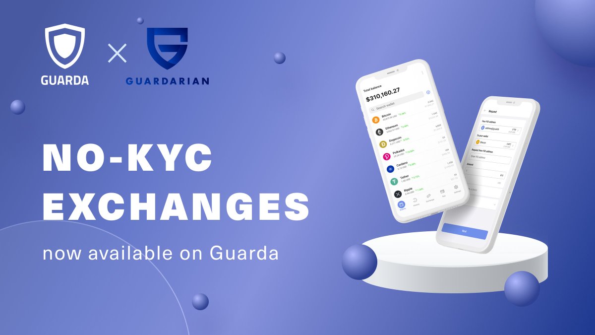 Big #CryptoNews Coming Your Way from @GuardaWallet x @guardarian_com! 🔁 Enjoy up to 700€ of no-KYC exchanges; 💳 Various payment options for your convenience; 🔐 Feel secure with our upfront risk analysis. Embark on a hassle-free #crypto journey 👉 grd.to/ref/twi_app