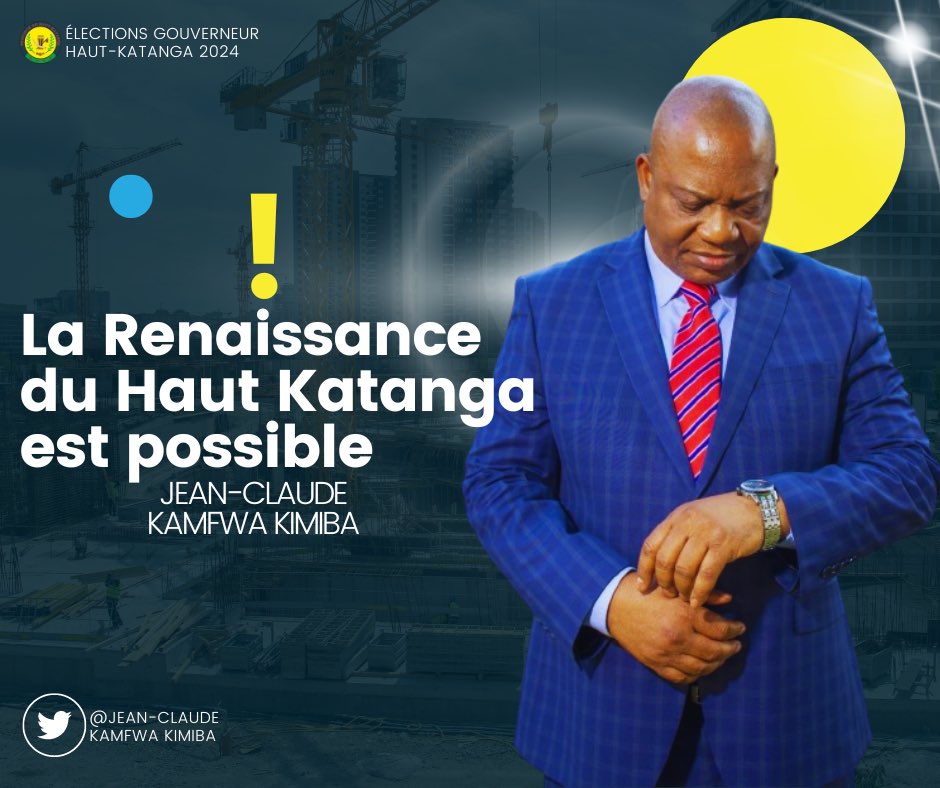 JKimimba32307's tweet photo. La Renaissance du Haut Katanga est possible… continuons à croire ! https://t.co/jPXM4okldY