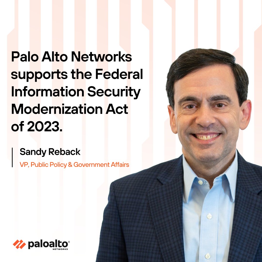 We applaud the bipartisan effort to modernize federal #cybersecurity through FISMA reform legislation, especially the recognition of the essential role of #AI in protecting our digital ecosystem.