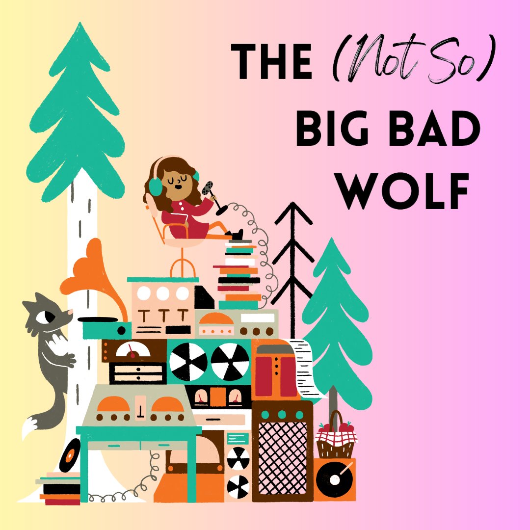 🐺The Not So Big Bad Wolf🐺 'Welcome back Listeners - Little Red Riding Hood here! Stay tuned as I reveal the truth behind fairytales' most infamous villain - The Big Bad Wolf'🕵️‍♀️ Find out more @TheDukesTheatre Weds 3 Apr!🔎👇 Art by @bethanwoollvin wrongsemble.com/wolf