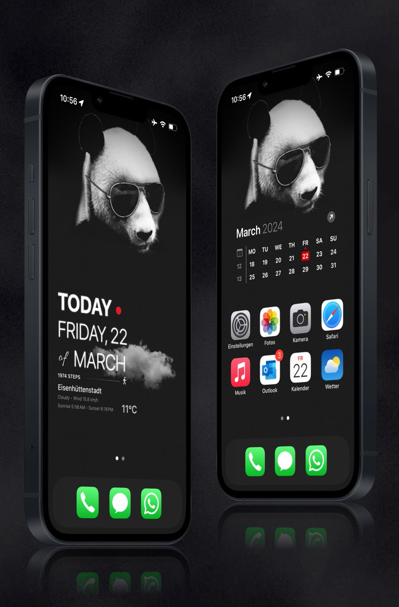 JanSch74's tweet image. Friday Setup 📱🔥

#iphone14 #ios174 #nojailbreak

Wall - found on the web
Widgy Widgets - @Zooropalg @jaimito503
Mockup - #M @SeanKly 

🤘🏻