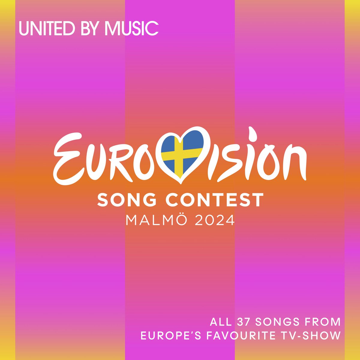 Eurovision's tweet photo. 🎵 Listen to the Official Eurovision Song Contest album 🎵

You can now stream, download and playlist all 37 songs competing in Malmö 🥳

👉 https://t.co/hlNR6HvePF https://t.co/7ucUwHJNdK