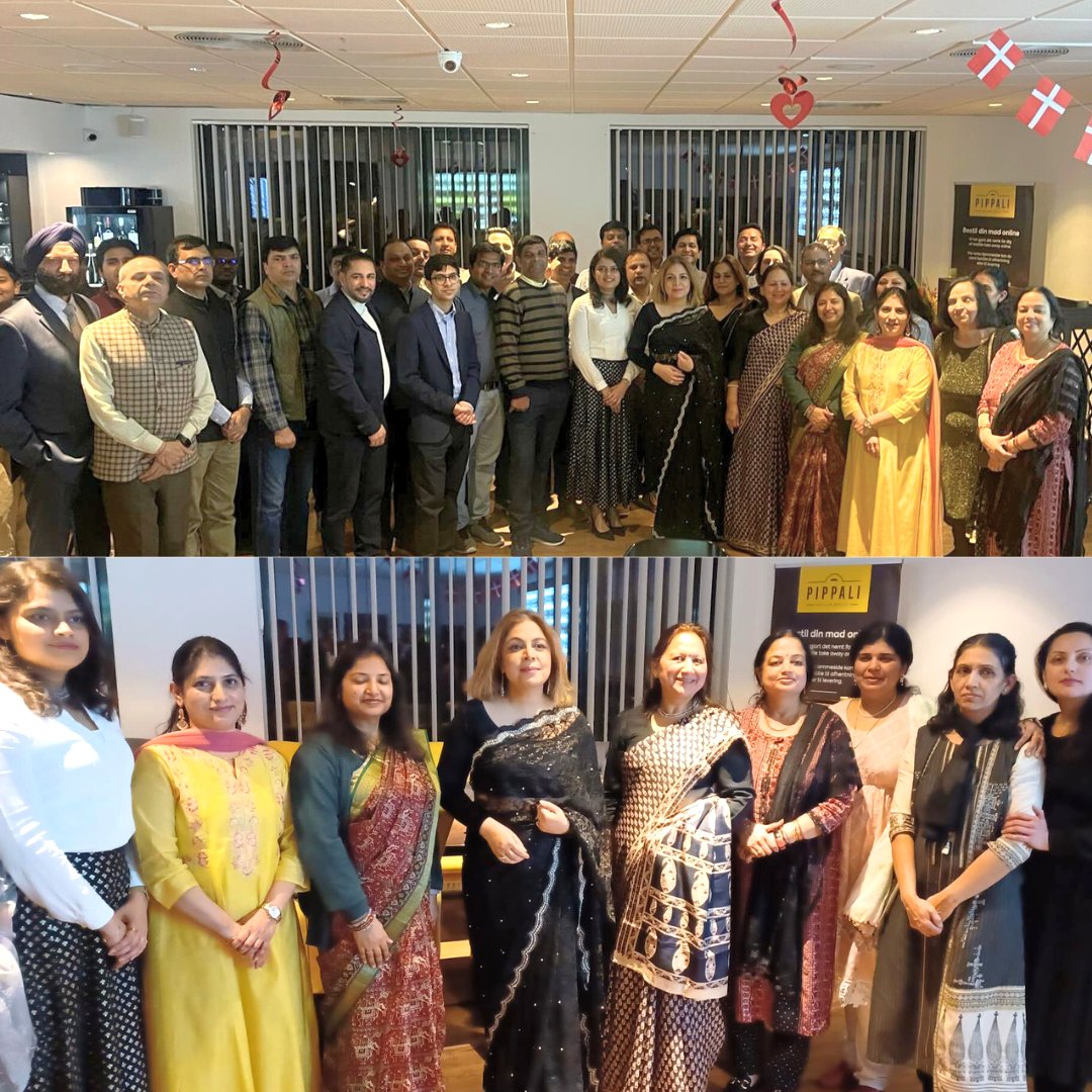 The Indian diaspora in Denmark organised a reception in honour of Ambassador @Pooja_Kapur. Community leaders thanked her for her invaluable contributions in bolstering bilateral relations between India-Denmark, while also promoting #Indian culture in Denmark.