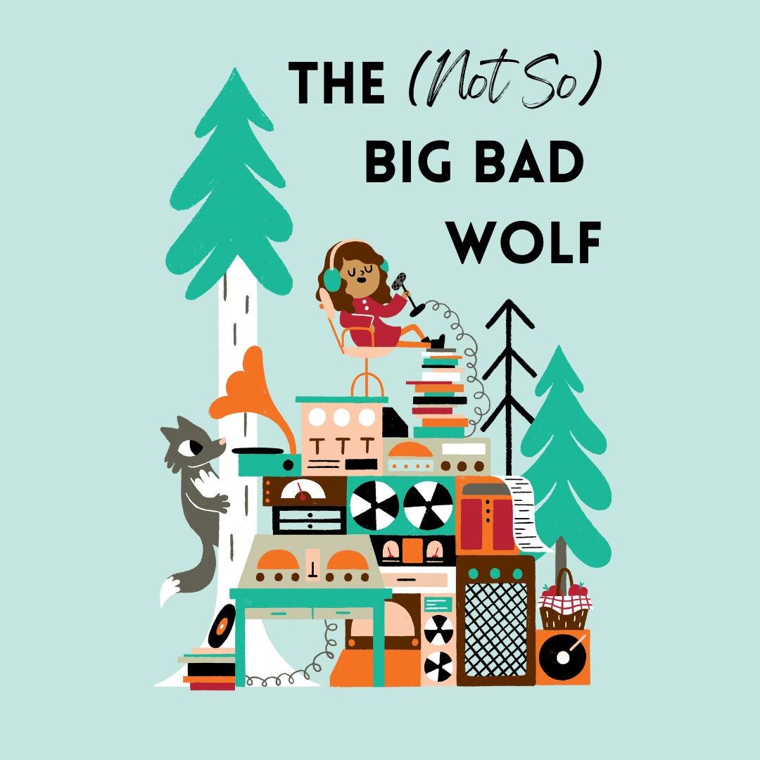 🐺The Not So Big Bad Wolf🐺 'Welcome back Listeners - Little Red Riding Hood here! Stay tuned as I reveal the truth behind fairytales' most infamous villain - The Big Bad Wolf'🕵️‍♀️ Find out more @ArtsCtrWton TOMORROW!🔎👇 Art by @bethanwoollvin wrongsemble.com/wolf