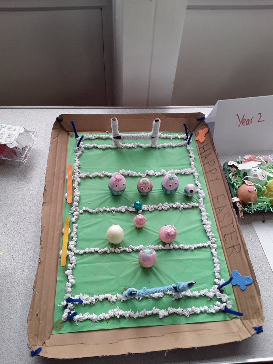 carletonparksch's tweet image. We had some egg-cellent entries for our Easter egg decorating competition. Well done to all of the children who took part. #Easter #eggdecorating #eastercrafts