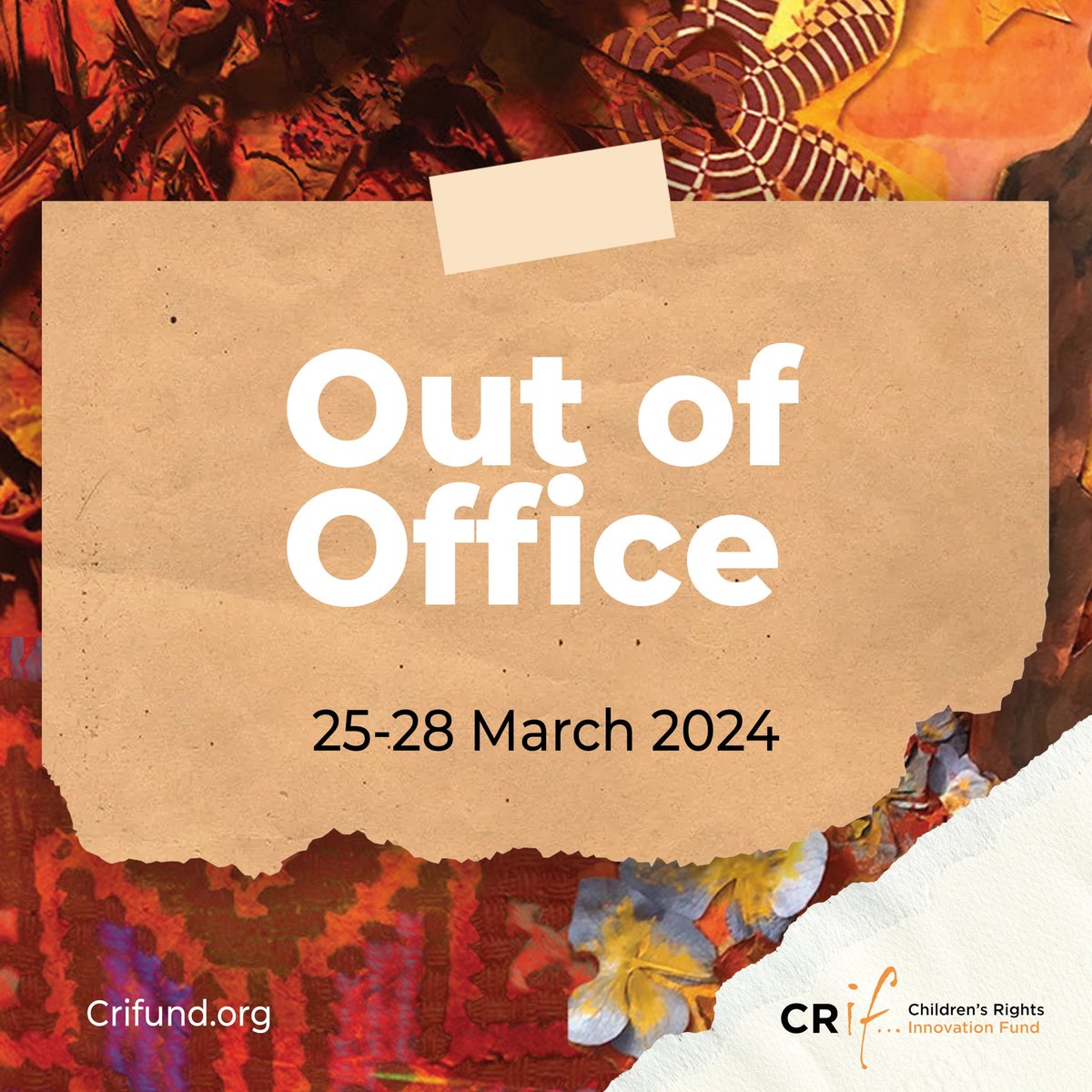 As we continue to dream and inflence the sector towards What's Possible when we follow young people’s lead, we've decided to take a break from the 25 - 28 March. See you soon after our well-deserved rest!