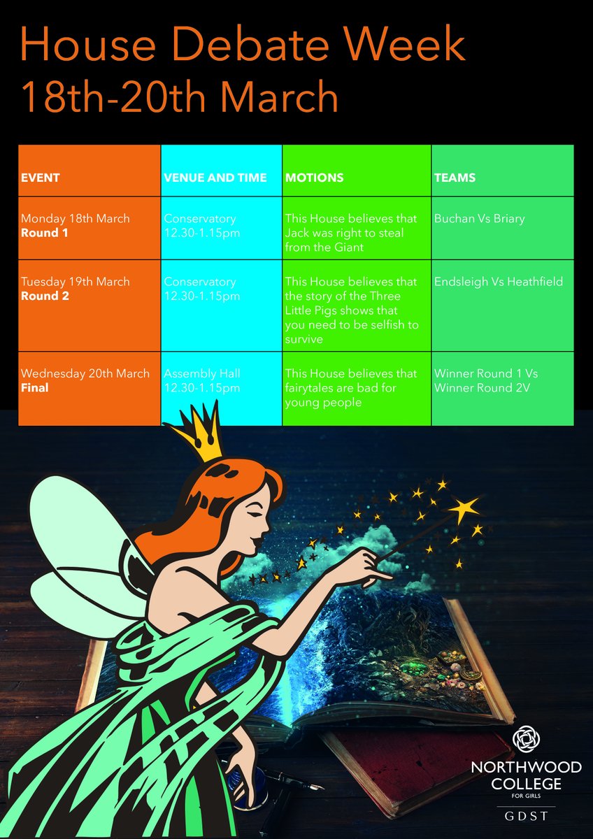 We entered the realm of fairy-tales for House Debate Week 2024. Students from Yr 7-13 represented Houses across three debates with confidence, articulation, passion and fantastic team work. Well done to overall winners Buchan House! #wheregirlslearnwithoutlimits #publicspeaking