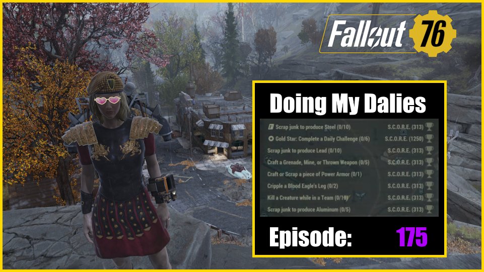 Destenies9302's tweet photo. Fallout 76: Doing my Dailies ( No Commentary) Episode 175 https://t.co/O9wwyUFtiG via @YouTube
#Starfield, #Fallout4, #Fallout, #Fallout76, #FalloutComeback, #GamingAdventures, #RPGMadness, #BethesdaGaming, #OpenWorldExploration, #GamerLife, #VideoGameChaos, #GamingJourney, #ViralGaming, #WastelandSurvivor, #GamingRevival, #Day1Insanity, #GamingCommunity, #PS5, #Xbox, #PCGamingWorld, #GamingStrategies, #GamingExperience, #GamingVeteran, #EpicGamingQuests, #shorts, #youtube, #youtubeshorts, #youtuber, #viral, #trending, #subscribe, #vlog, #live