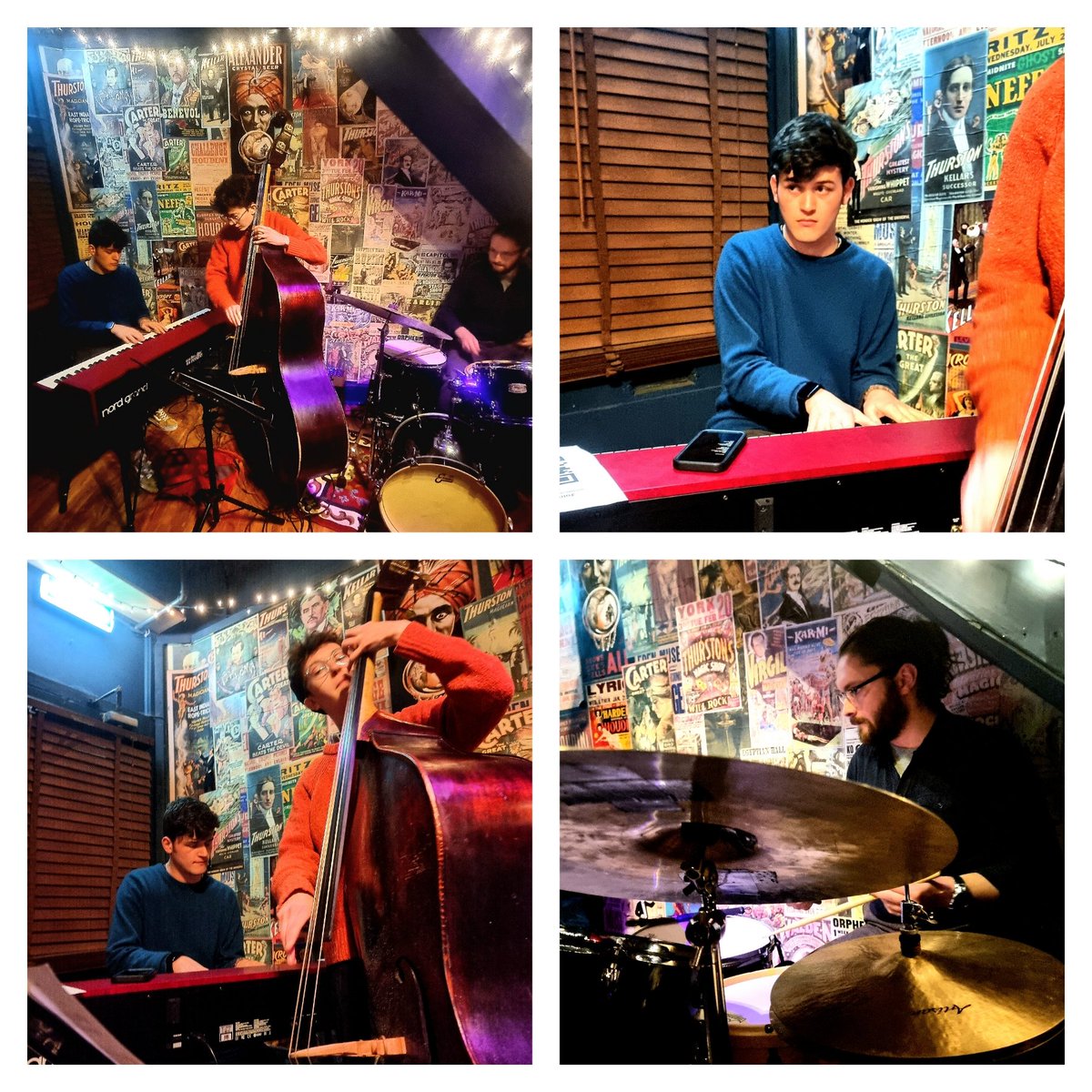 TheSmallSpace5's tweet photo. Another fantastic night of live music with Eddie Gripper Trio as part of their UK & Ireland tour
For monthly live music events see https://t.co/ako6UpqoJH
#livemusic #jazz #folk #blues #theatre #magic #comedy #liveentertainment #Barry #cardiff #whatsoncardiff #supportlocal https://t.co/0DvmKIcu4a