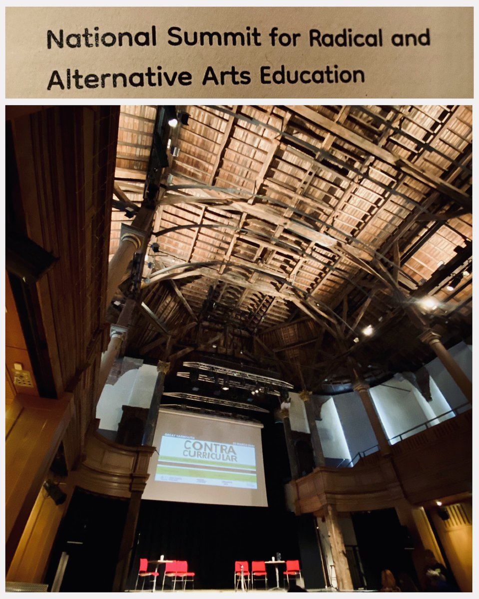 Very excited to be able to attend today’s summit for radicals and alternative arts education #contracurricular art council @ace_national @orig_project